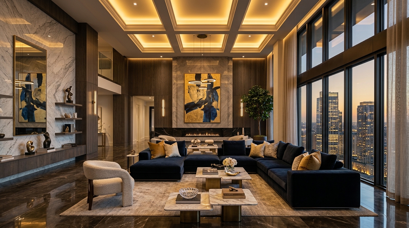 Luxury Living Room Interior
